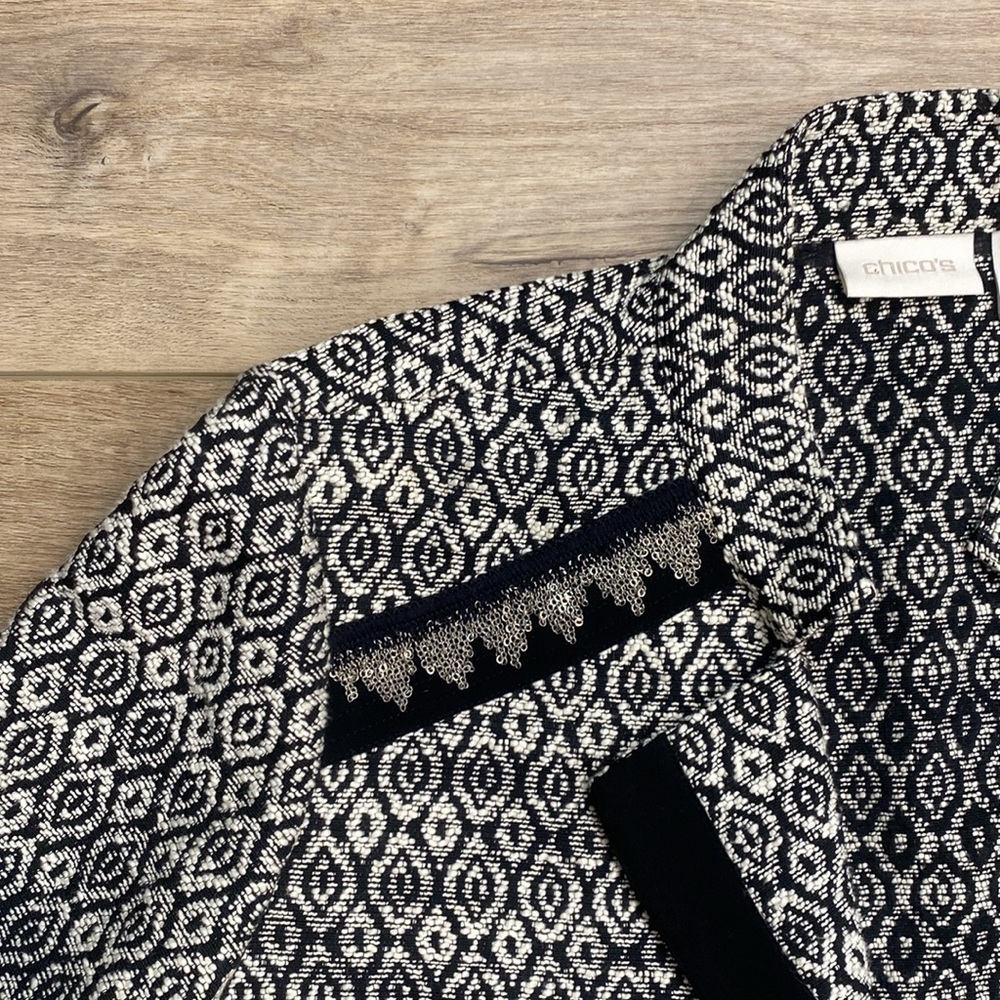 Chicos Tweed Statement Blazer - image 2